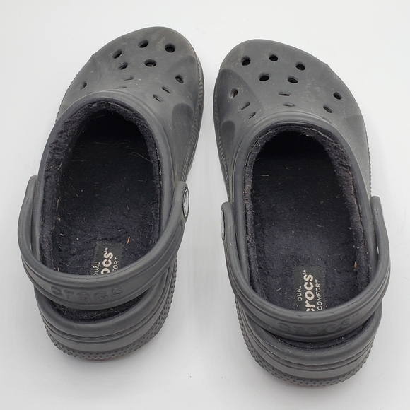 CROCS lined slipon clogs size 12/ 13 - Picture 11 of 13